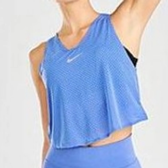 NWT Nike Breathe Crop Tank, Sz Small - Picture 3 of 3